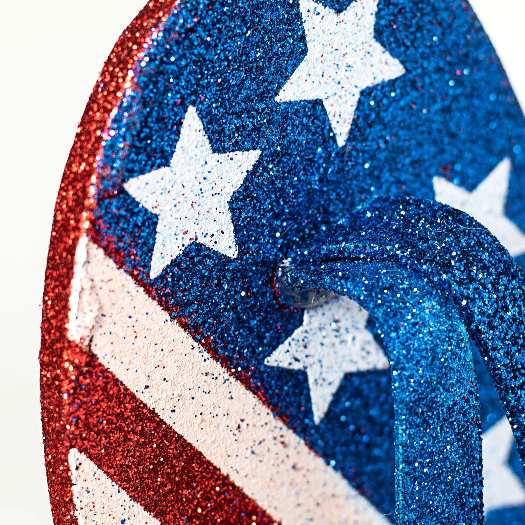 20" Glitter Star & Stripe Flip Flop Spray: Red, White, Blue