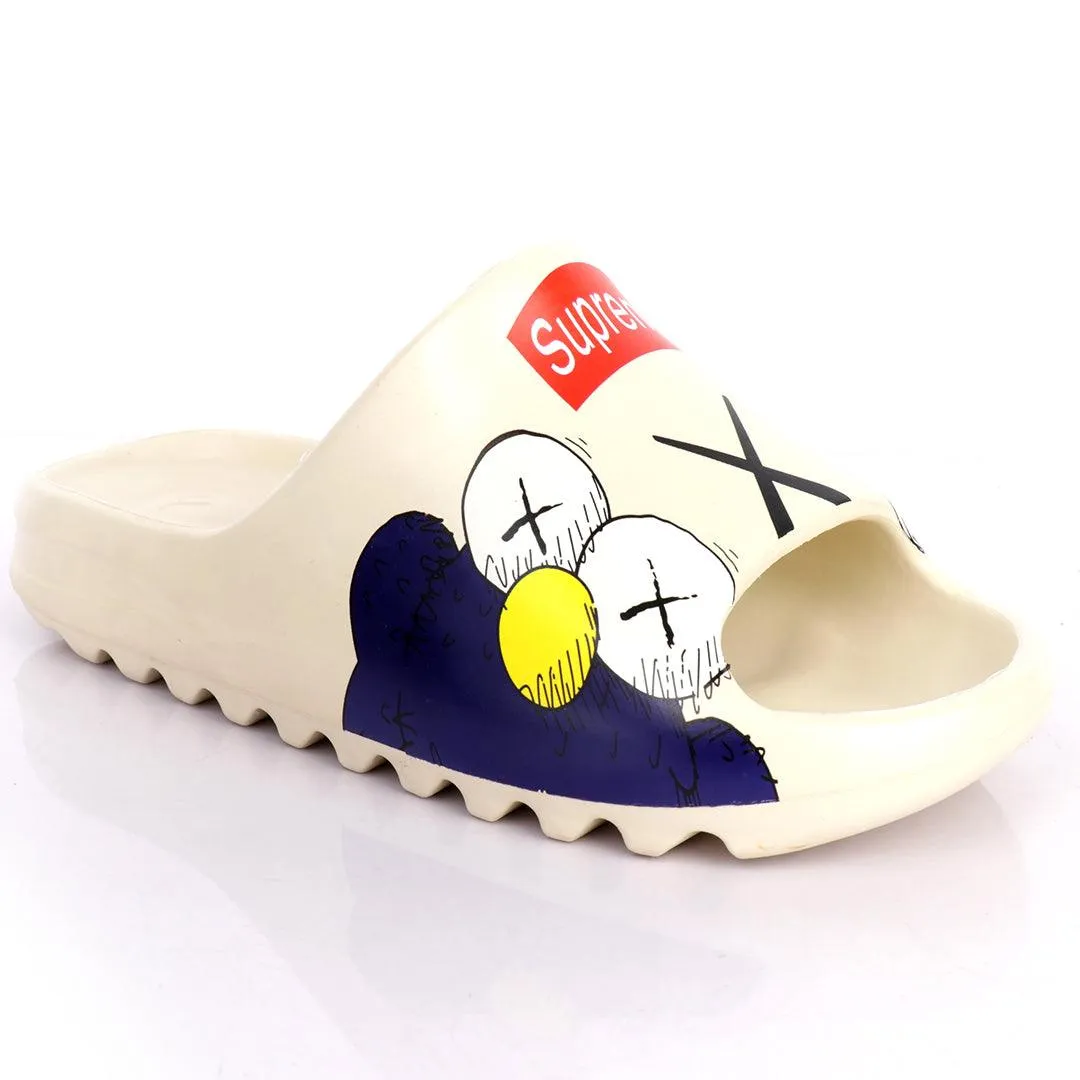 AD X Kaws Rubber Light Weight Slides