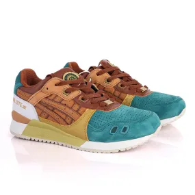 Asicstiger Gel - Lyte III Green Brown Gold Men's Sneakers
