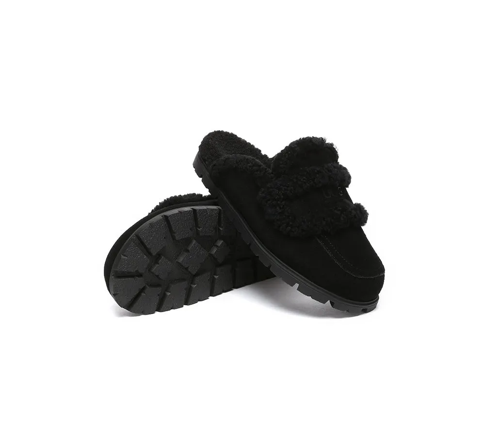 AUSTRALIAN SHEPHERD® UGG Slippers Sheepskin Wool Shearling Lined Remi