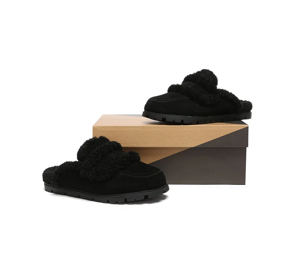 AUSTRALIAN SHEPHERD® UGG Slippers Sheepskin Wool Shearling Lined Remi