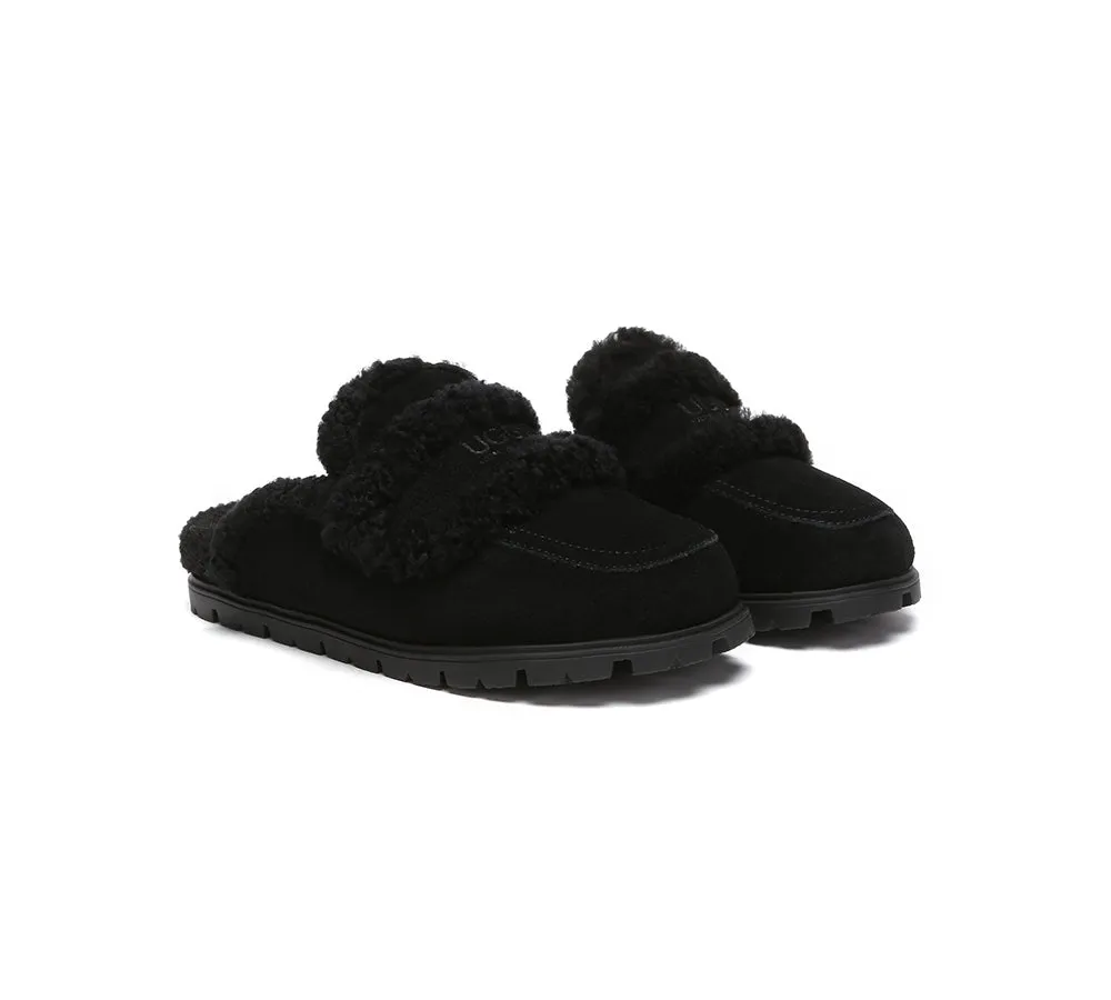 AUSTRALIAN SHEPHERD® UGG Slippers Sheepskin Wool Shearling Lined Remi
