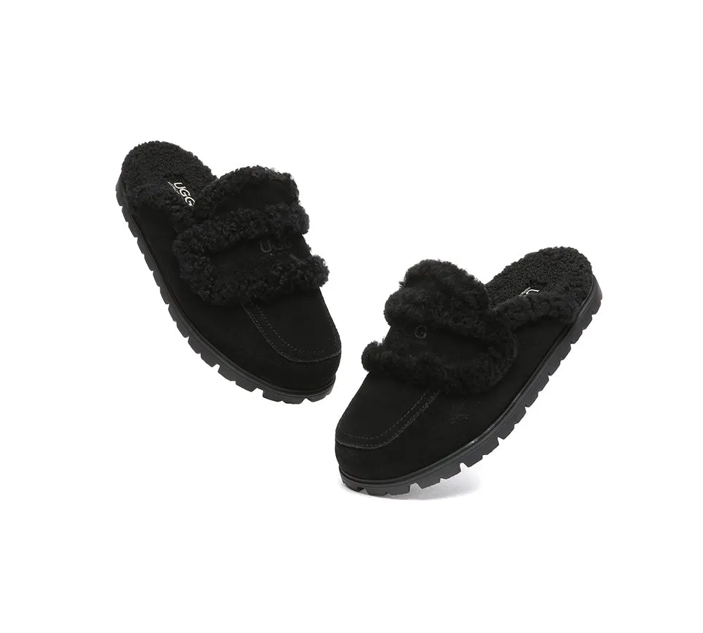 AUSTRALIAN SHEPHERD® UGG Slippers Sheepskin Wool Shearling Lined Remi