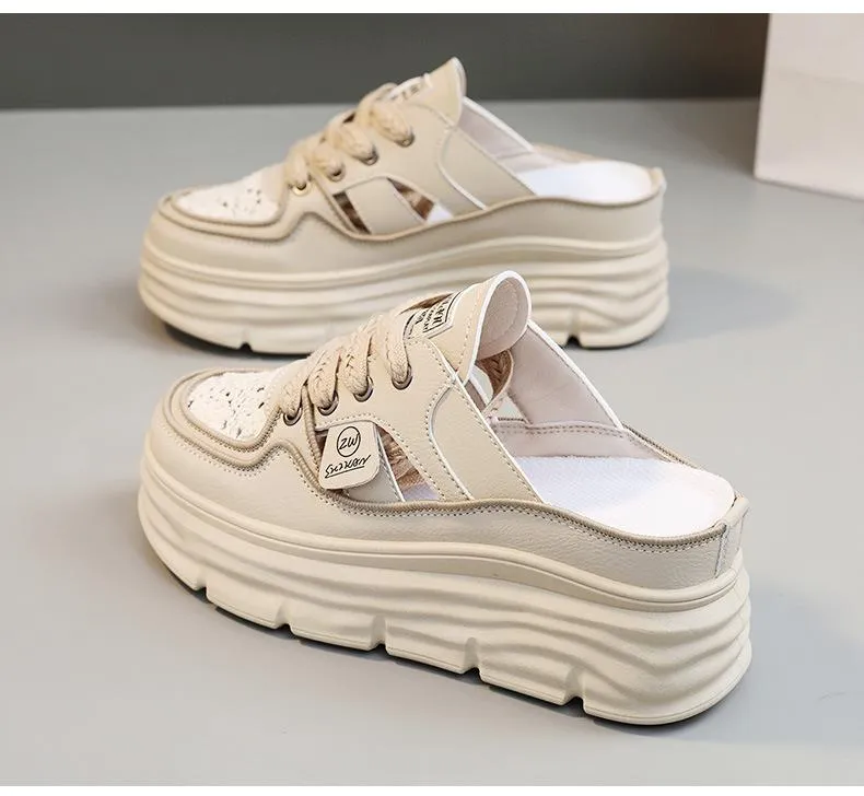 Breathable Woven Casual Hollow slippers