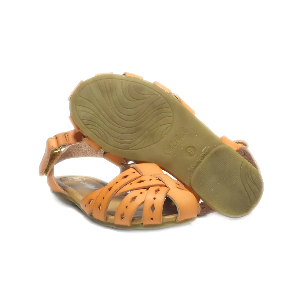 Cat & Jack Flat Sandals Nubuck Orange Colour For Kids