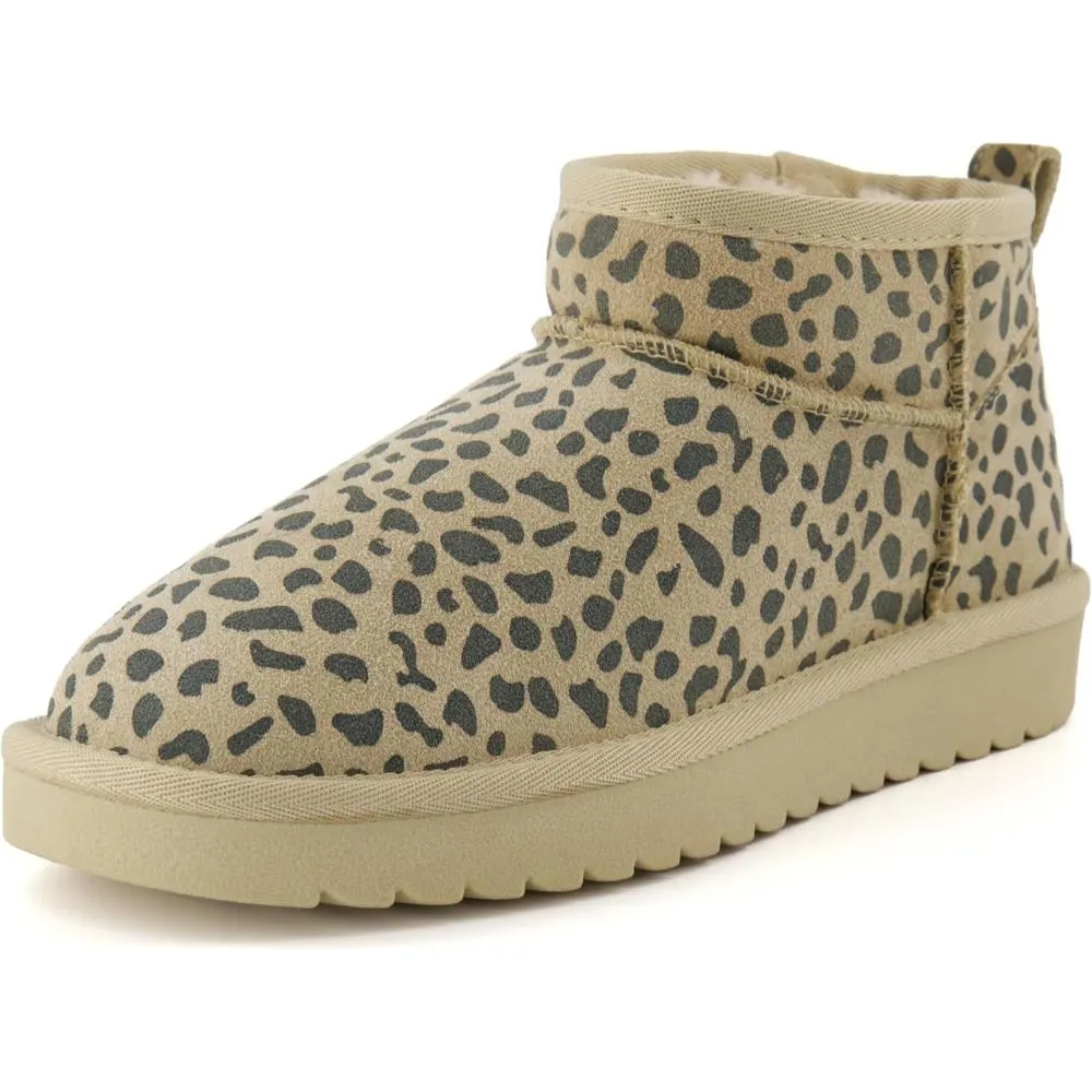 Dot Pattern Winter Snow Boots