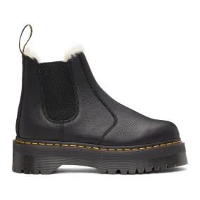 Dr. Martens Black 2976 Quad Faux-Fur Lined Boots