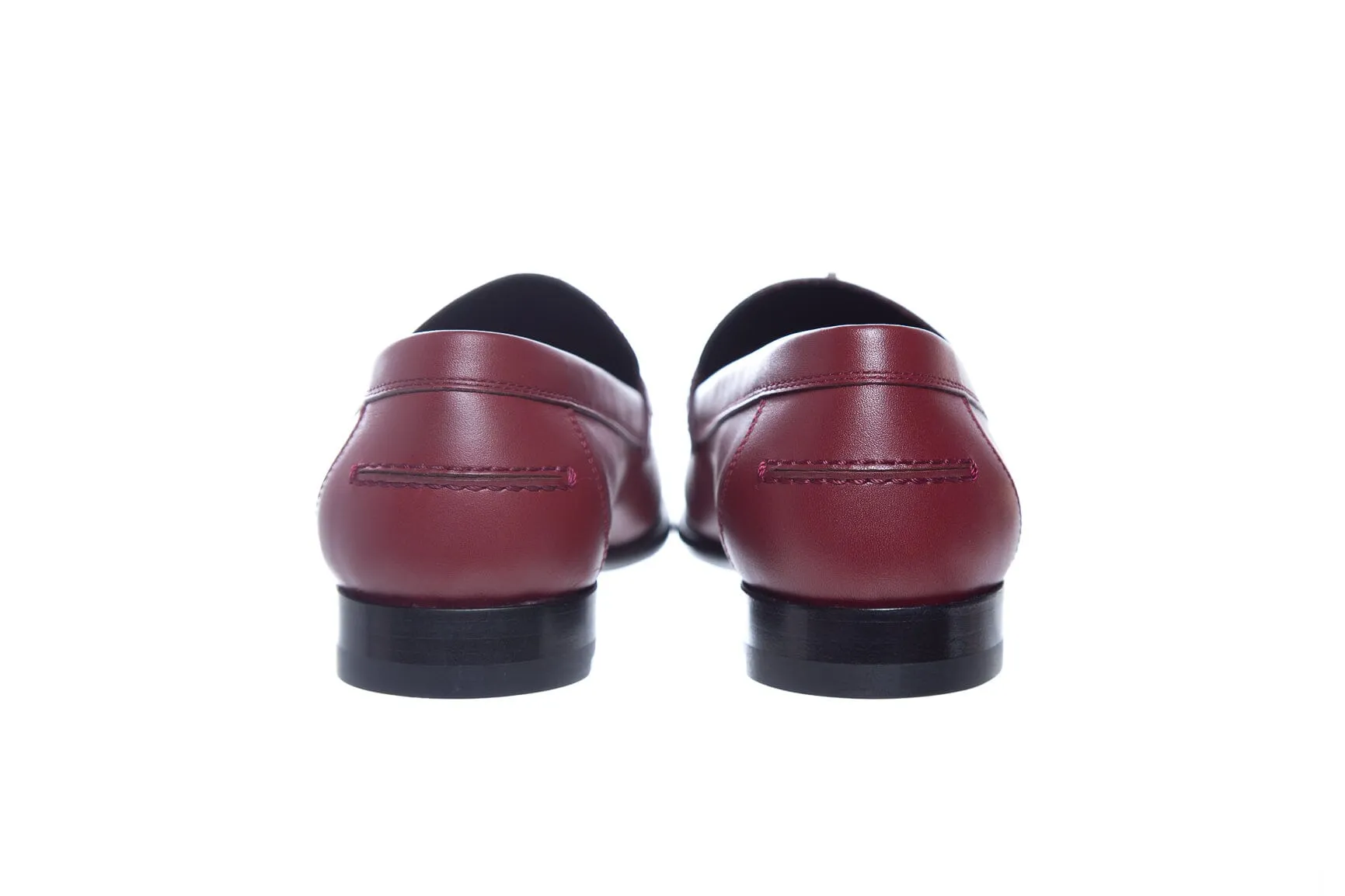 Hermès Red Destin Loafers SZ 38.5