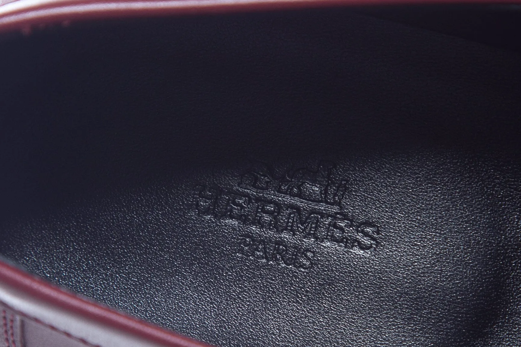 Hermès Red Destin Loafers SZ 38.5