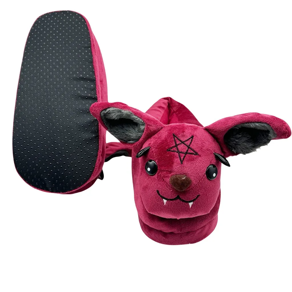 Highland Cow Halloween Michael Myers & Chucky Plush Slippers – Soft Horror Themed House Shoes