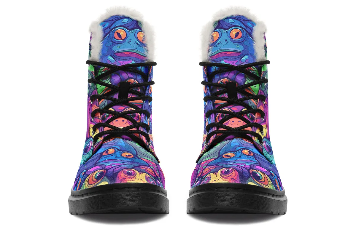 Hypnofog Faux Fur Boots