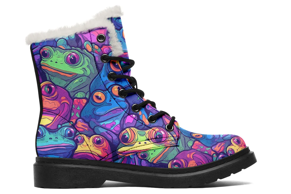 Hypnofog Faux Fur Boots