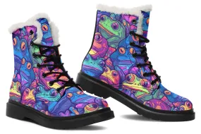 Hypnofog Faux Fur Boots