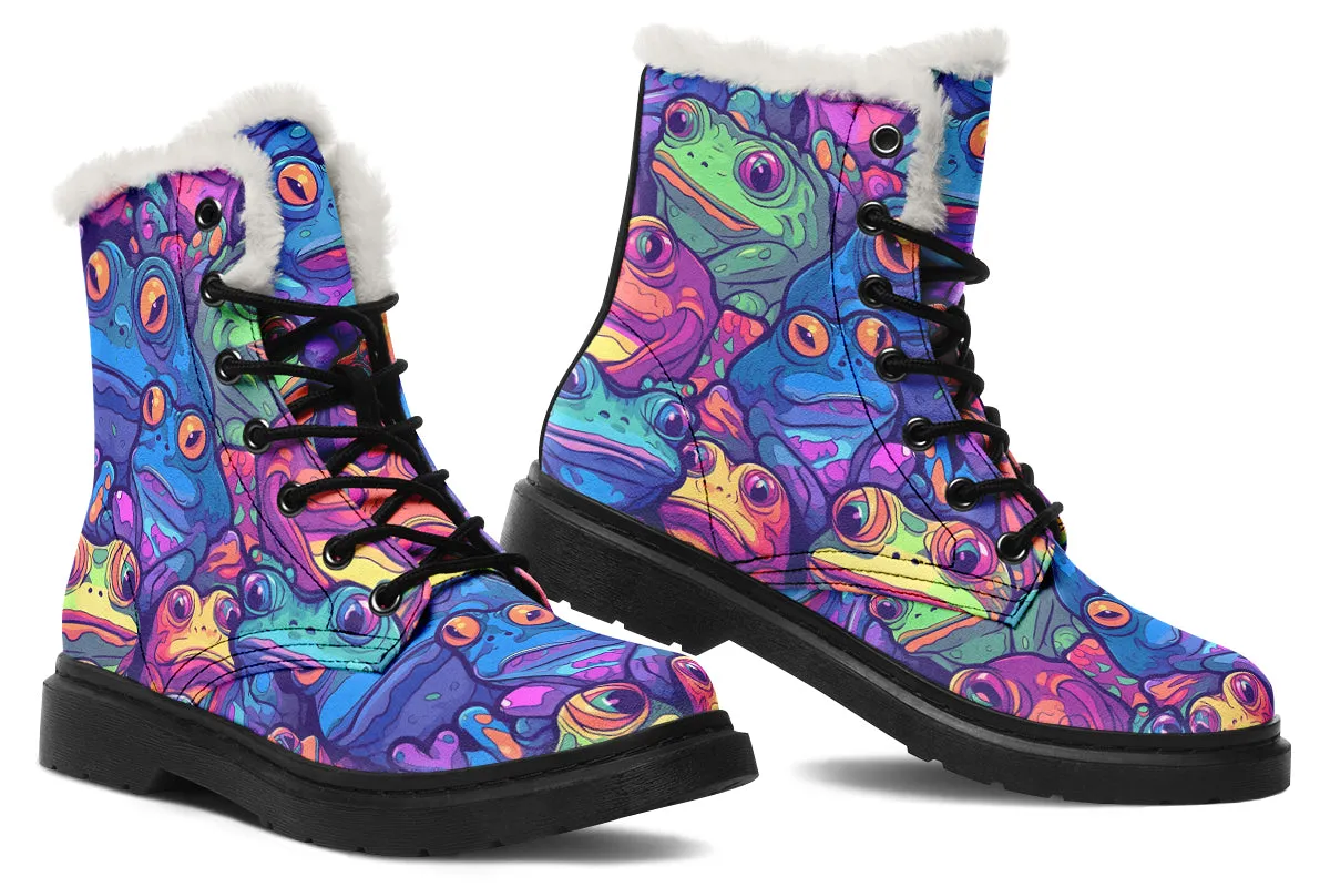Hypnofog Faux Fur Boots