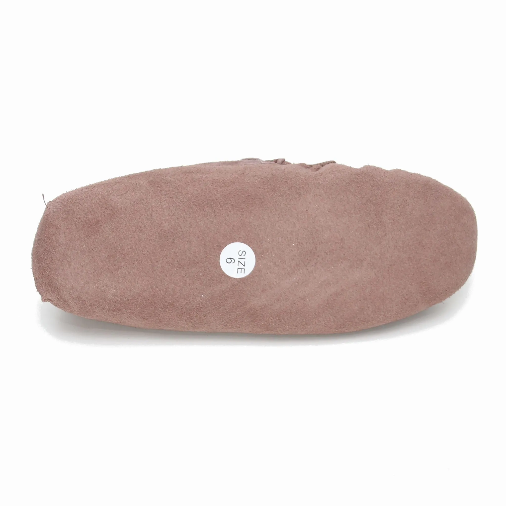 Ladies 'Taylor' Lambswool Moccasin with Soft Sole - Camel