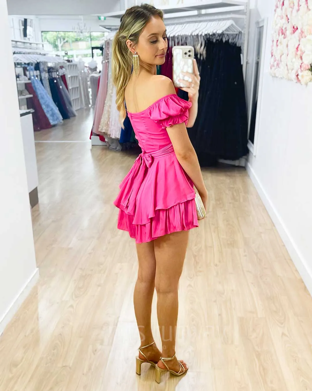 Masie Playsuit - Hot Pink