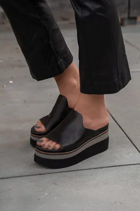 NAKED FEET - FLOW in BLACK Heeled Sandals