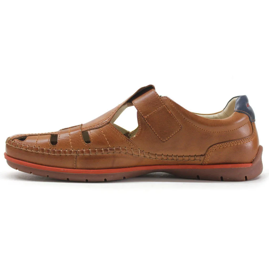 Pikolinos Marbella Calfskin Leather Men's Closed Toe Sandals