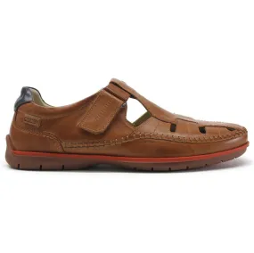 Pikolinos Marbella Calfskin Leather Men's Closed Toe Sandals