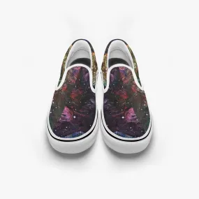 Prismyx Split-Style Psychedelic Slip-On Shoes