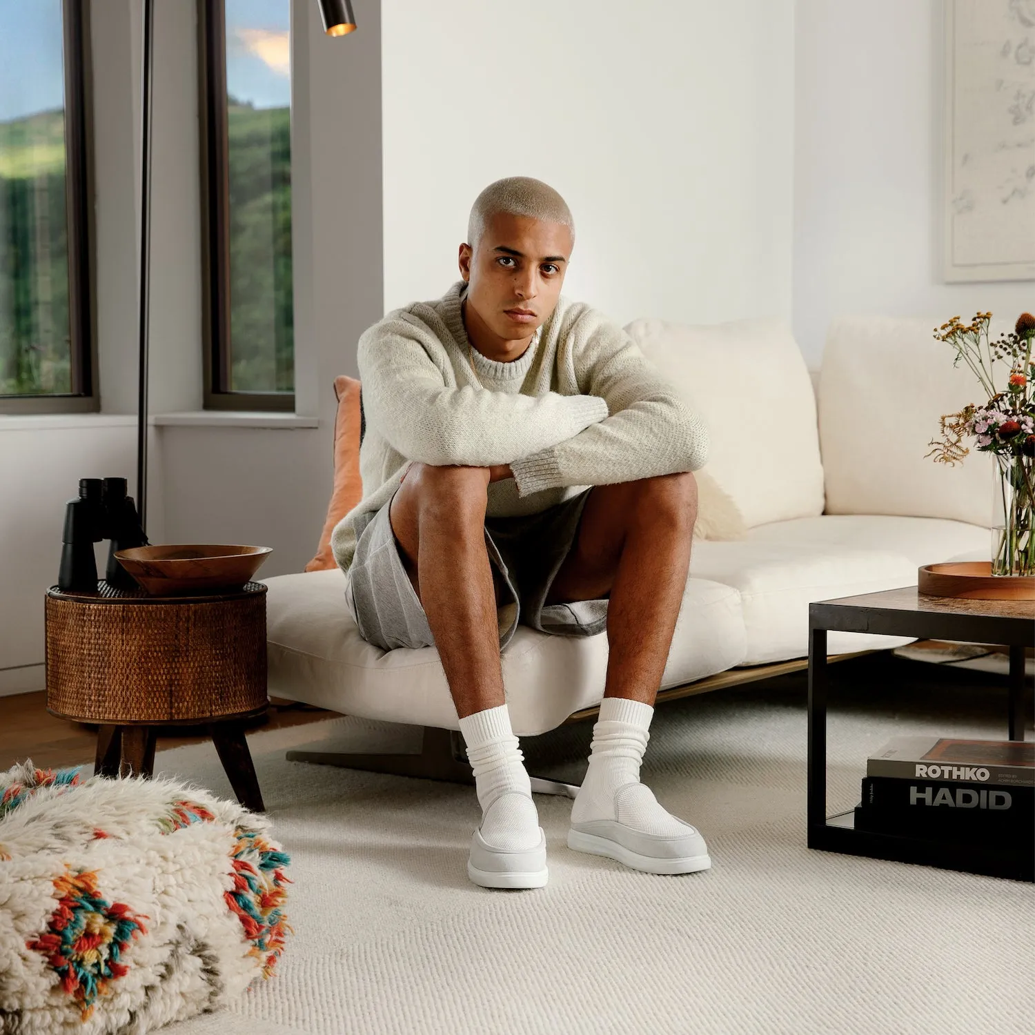 Sean Off-White Slipper - Men's