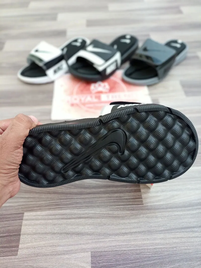 Slippers N10 Foambed Black Duo | Comfortable & Stylish Slip-On Shoes for Men & Women | Shop Online at Royal Trend Pakistan