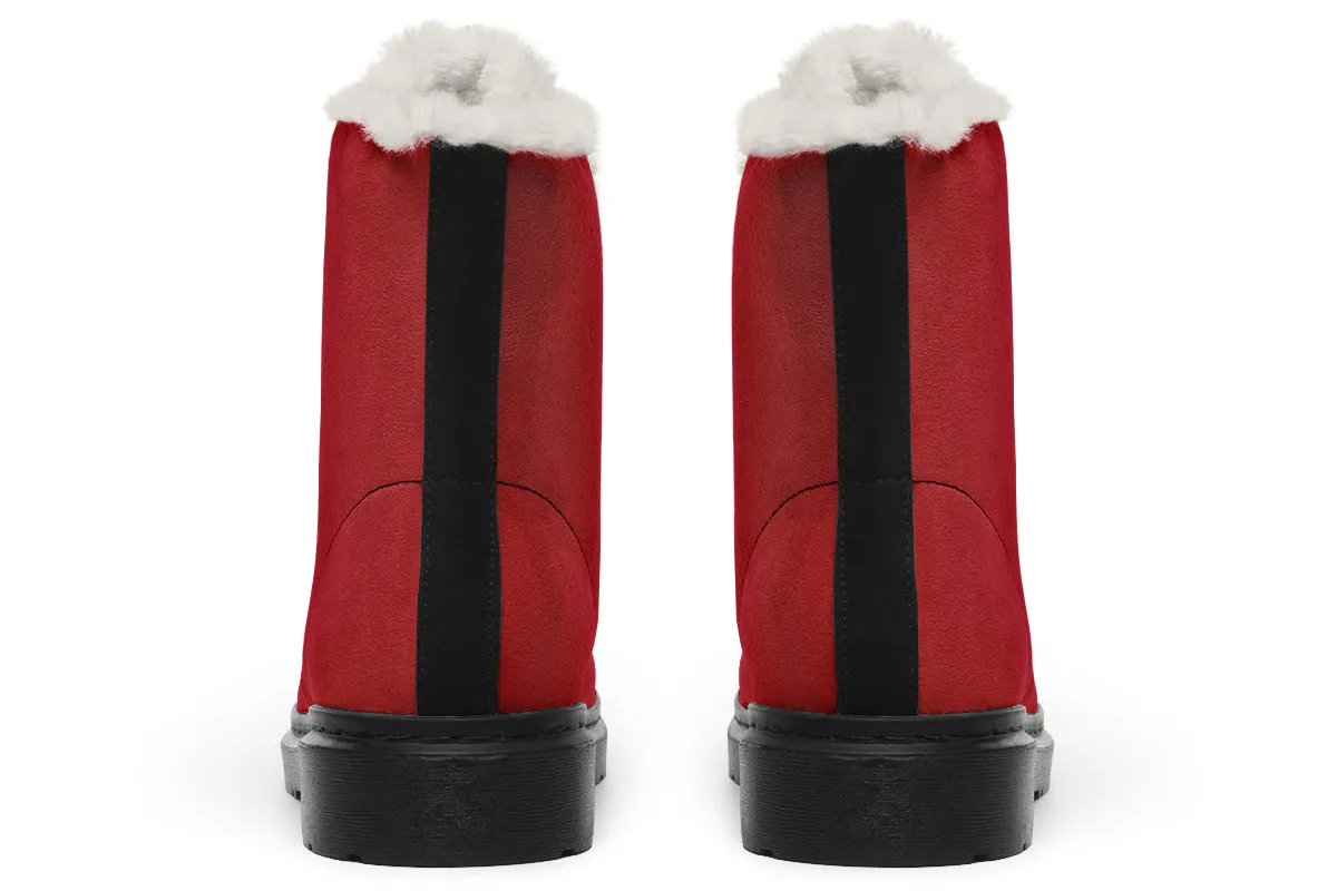 Toffee Apple Faux Fur Boots